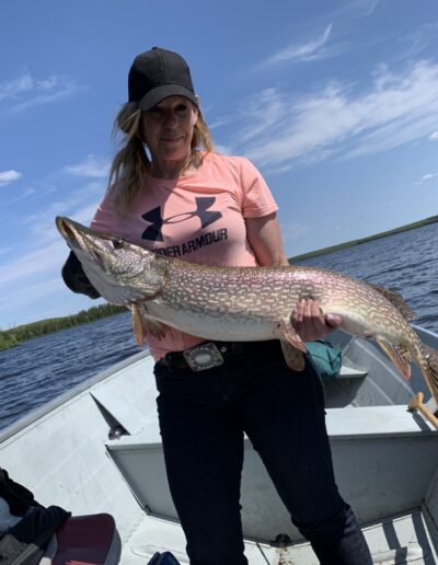 Angler with Northern Pike